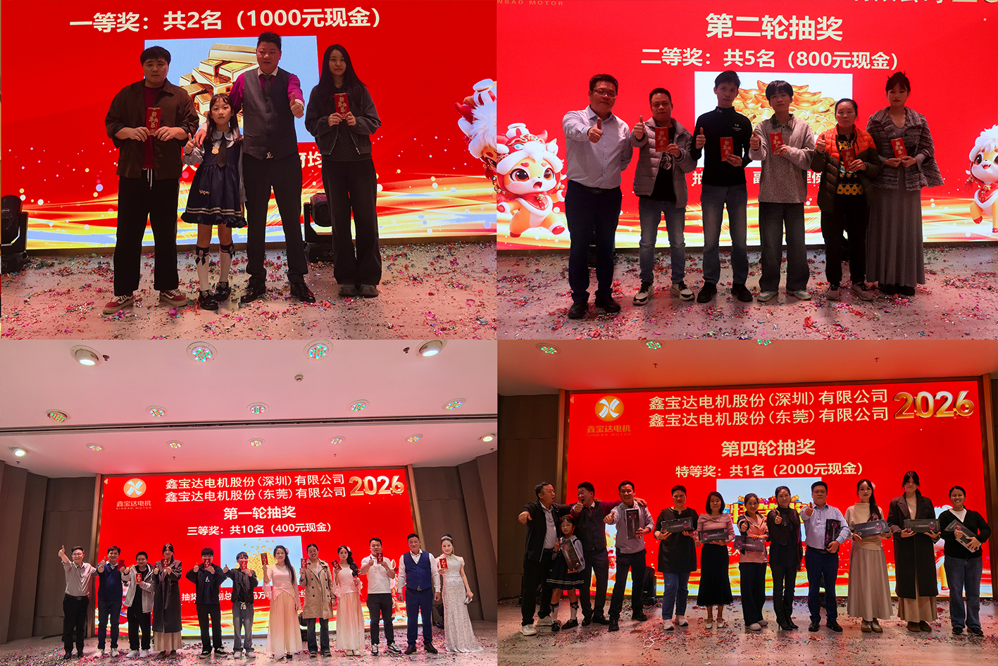 Sinbad Electric Machinery Co., Ltd. Spring Banquet and Gathering in 2025 Sinbad Electric Machinery Co., Ltd. Spring Banquet and Gathering in 2025